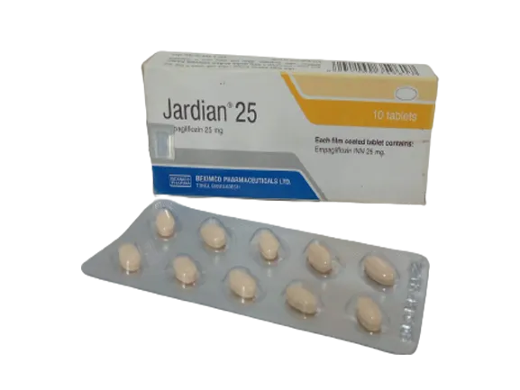 Tablet  Jardian 25mg (10 Pcs)
